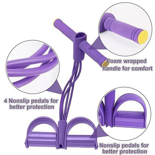 FlexFit™ Pedal Puller Resistance Band – Full Body Workout Trainer