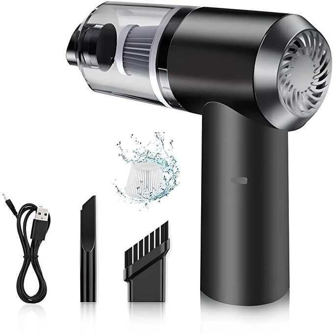 Portable Air Duster & Wireless Mini Vacuum Cleaner | 2-in-1