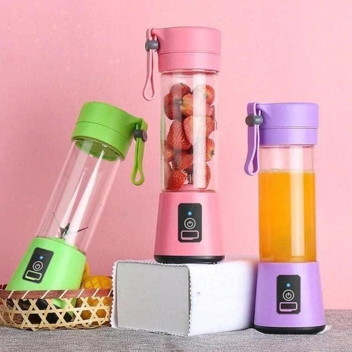 BlendMate™ Portable Electric USB Juicer – 6 Blade, 380 (ml)