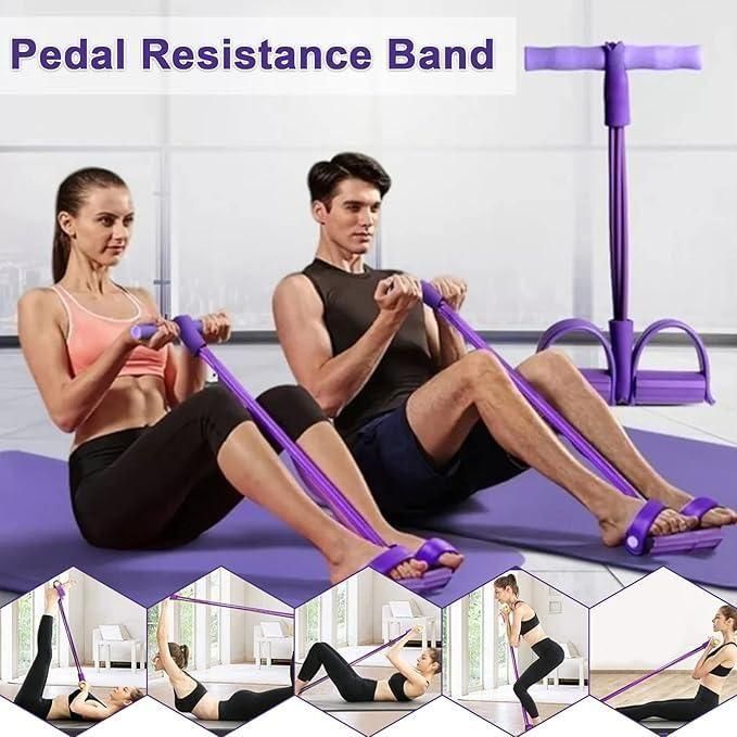 FlexFit™ Pedal Puller Resistance Band – Full Body Workout Trainer