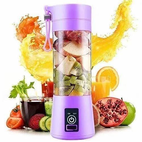 BlendMate™ Portable Electric USB Juicer – 6 Blade, 380 (ml)