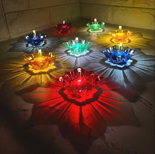 Electric Water Sensor Reflection LED Diyas – Pack of 6/12/24