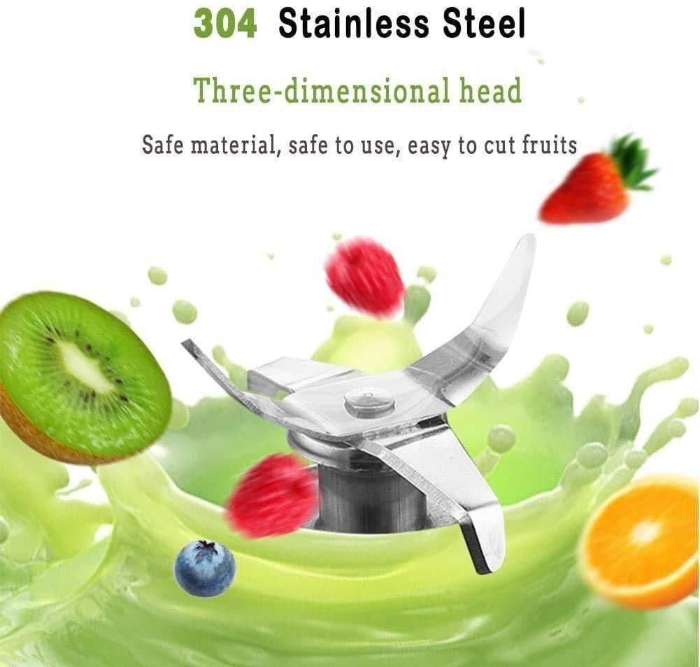 BlendMate™ Portable Electric USB Juicer – 6 Blade, 380 (ml)