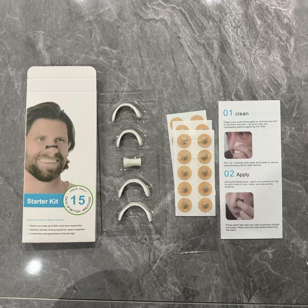 Breathing Nasal Strip Starter Kit – Anti-Snoring & Easy Breathing Solution