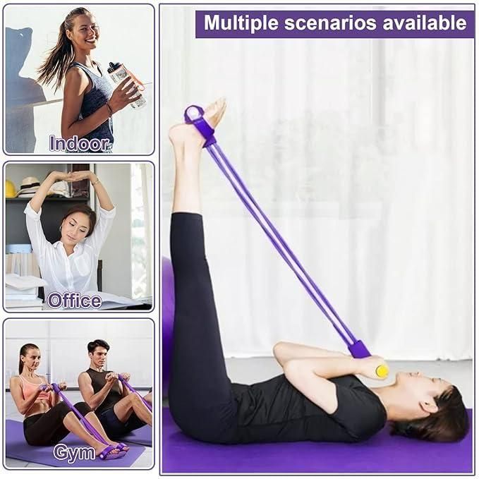 FlexFit™ Pedal Puller Resistance Band – Full Body Workout Trainer