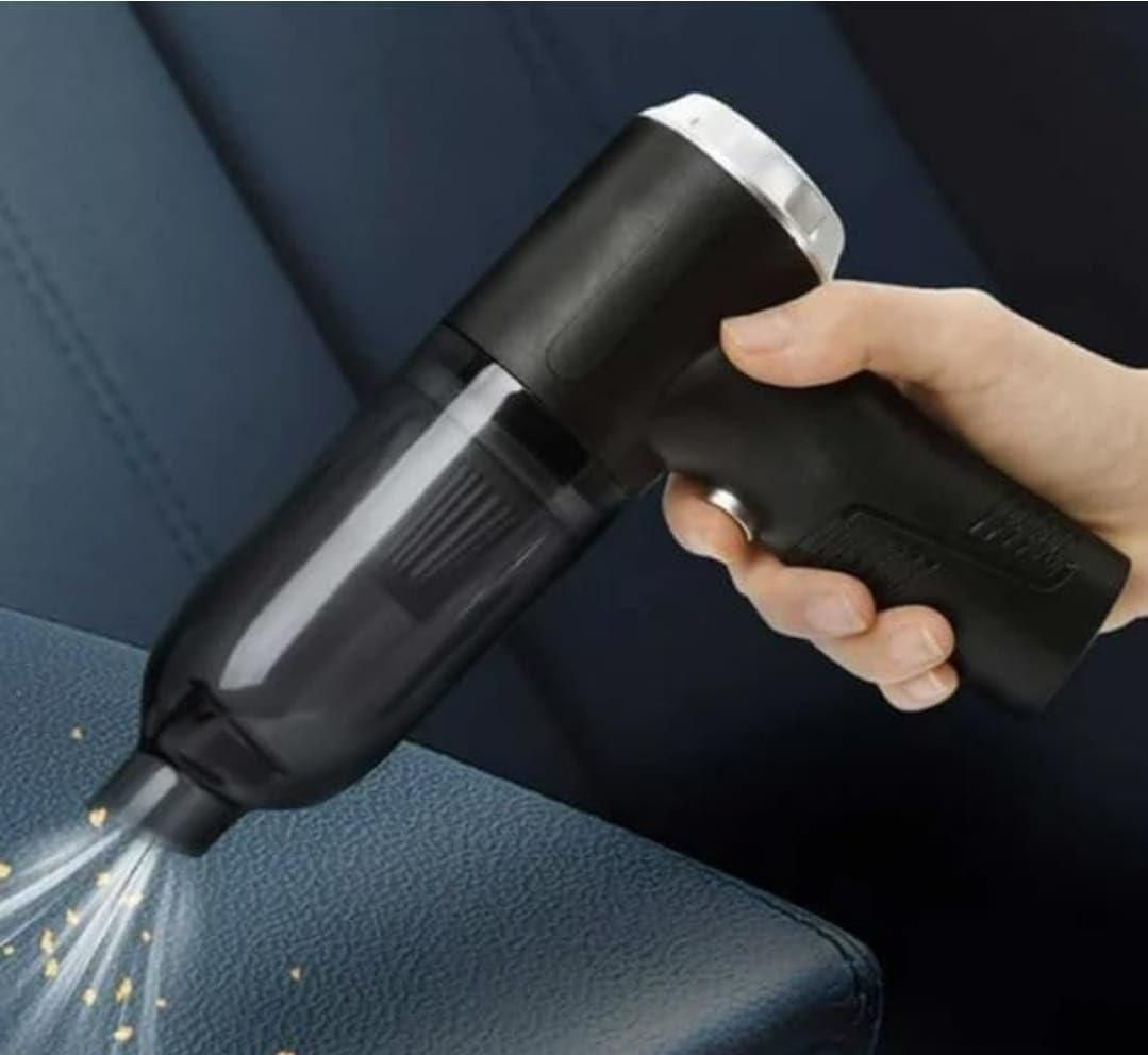 Portable Air Duster & Wireless Mini Vacuum Cleaner | 2-in-1