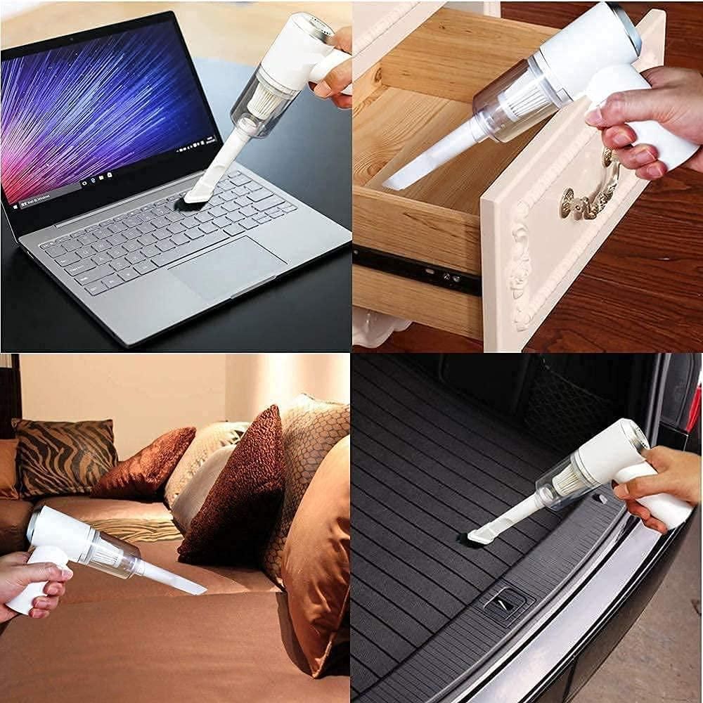 SwiftClean™ 2-in-1 Air Duster & Mini Vacuum