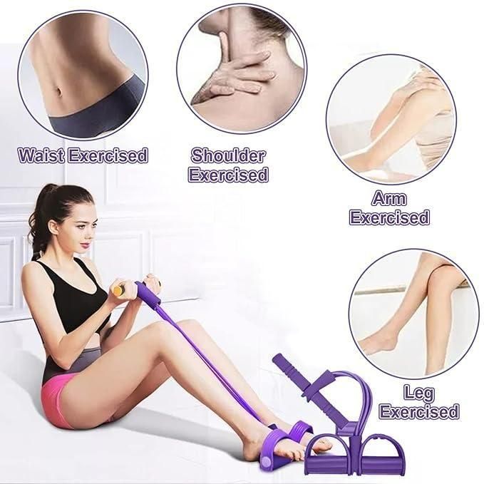 FlexFit™ Pedal Puller Resistance Band – Full Body Workout Trainer
