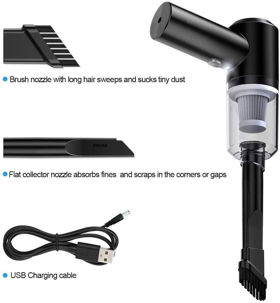 SwiftClean™ 2-in-1 Air Duster & Mini Vacuum