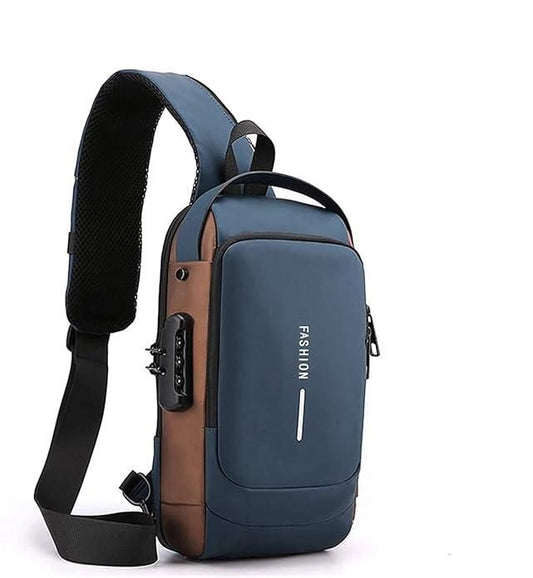 Anti-Theft Backpack with USB Charging Port, Waterproof Design & Password Lock