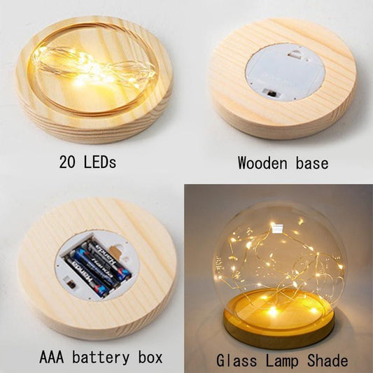 Round Tulip Light – Touch Control Decorative Night Lamp