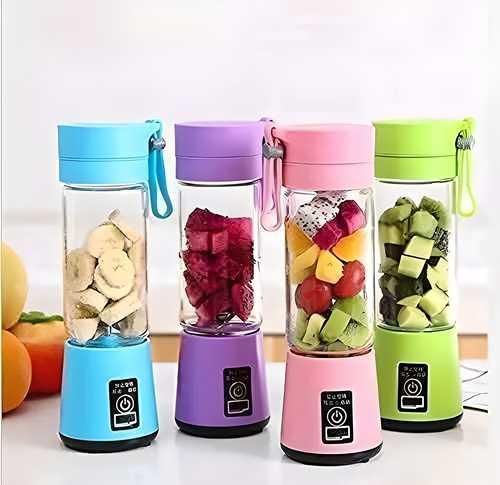 BlendMate™ Portable Electric USB Juicer – 6 Blade, 380 (ml)