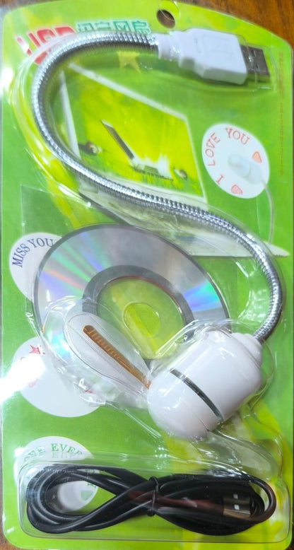 USB LED Fan with Programmable CD – Custom Message Display Gadget