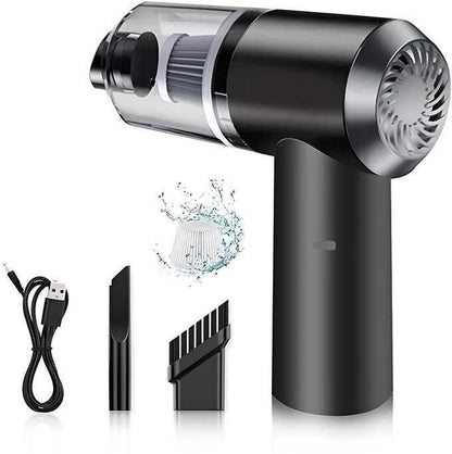 Portable Air Duster & Wireless Mini Vacuum Cleaner | 2-in-1