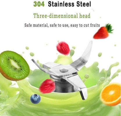 BlendMate™ Portable Electric USB Juicer – 6 Blade, 380 (ml)