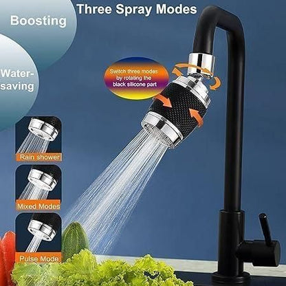 AquaFlow™ 3-Mode Kitchen Sink Faucet Sprayer