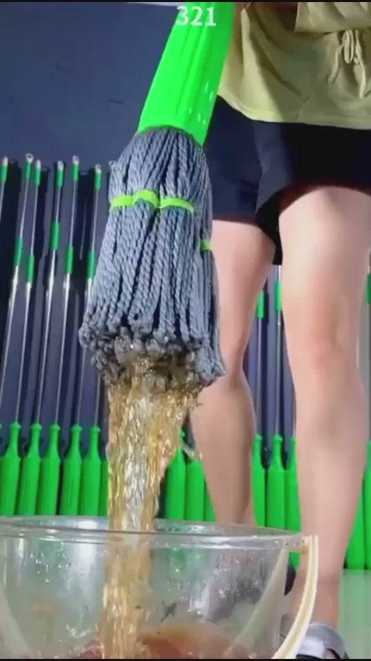 Self-Twisting Water Rotating Mop | 360° Hands-Free Magic Spin Mop for Home Cleaning